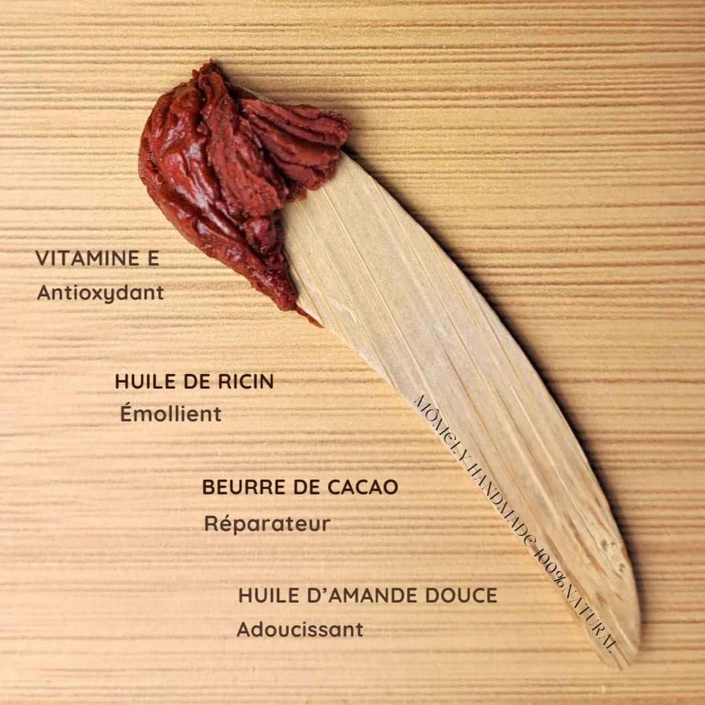 Baume à lèvres teinté géranium