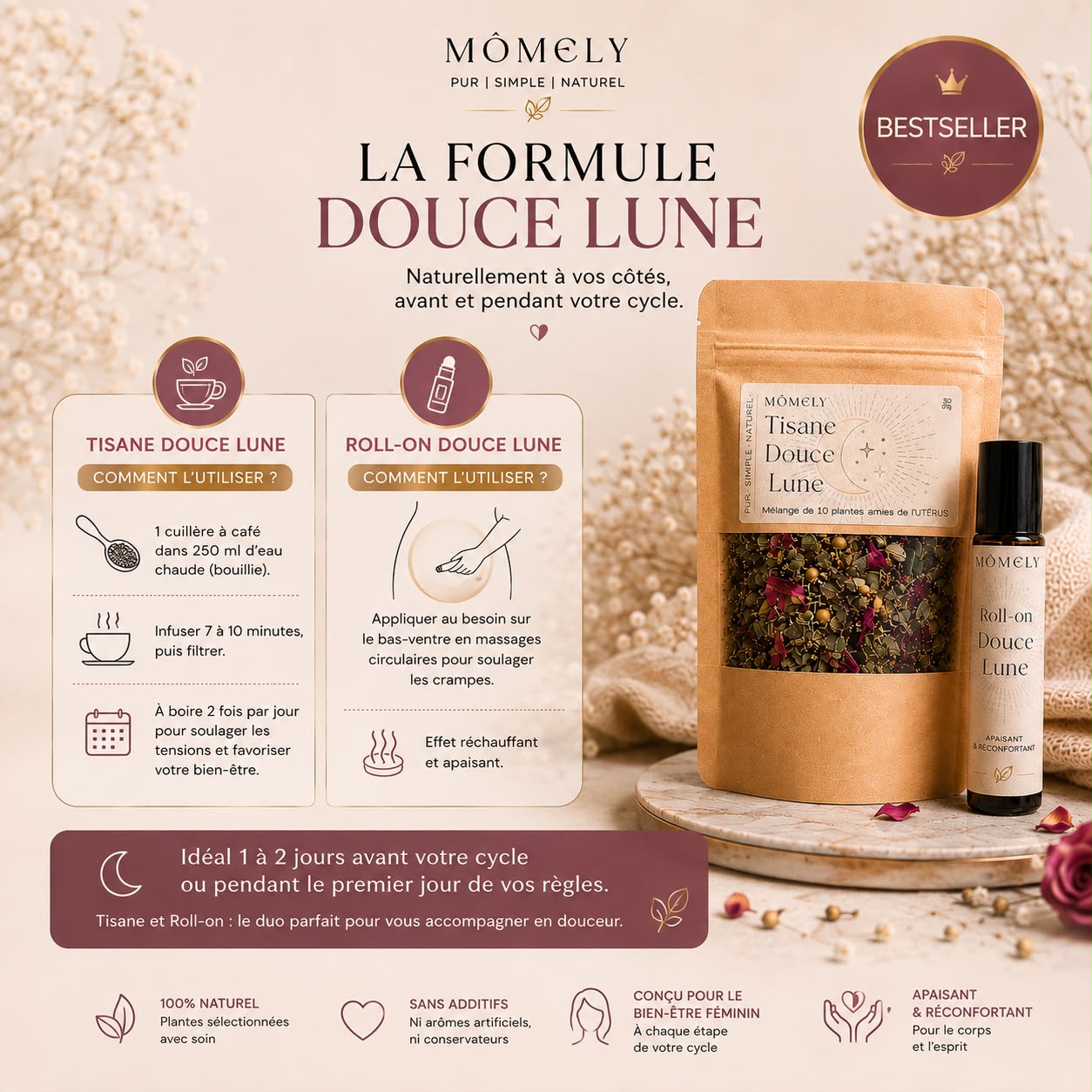 Pack douce lune (pour les règles douloureuses)